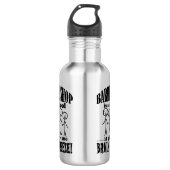 Bouteille D'eau Barbershop, gel du cerveau (Devant)