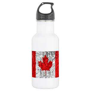 Bouteille D'eau Barre d'arbre du drapeau canadien
