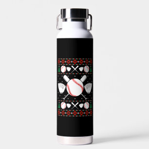 Bouteille D'eau Base-ball Ugly Christmas Sweater