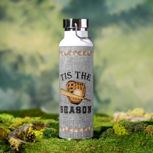 Bouteille D'eau Baseball - Cette Saison - Monogramme