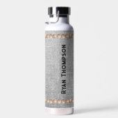 Bouteille D'eau Baseball - Cette Saison - Monogramme (Plage)