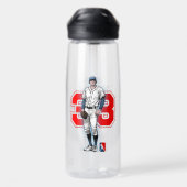 Bouteille D'eau Baseball Stars & Stripes | 25oz (Arrière)