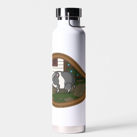 Bouteille D'eau Basil le cochon (Gauche)