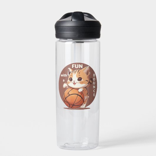 Bouteille D'eau basket-ball chat (Extérieur)