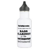 Bouteille D'eau Bass Clarinet instrument le plus important (Droite)