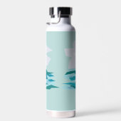 Bouteille D'eau Bateaux À Voile À Cuivre Vacuum Isolé (Plage)