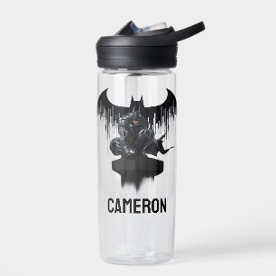 Bouteille D'eau Batman perché sur un pilier Ajouter Votre Nom