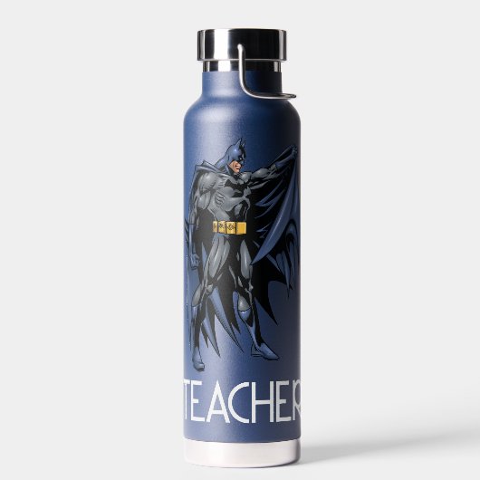 Bouteille D'eau Batman Professeur Collatéral Couleur Complète (Gauche)