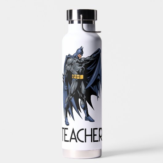 Bouteille D'eau Batman Professeur Collatéral Couleur Complète (Gauche)