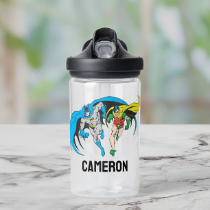 Bouteille D'eau Batman & Robin   Ajouter Votre Nom
