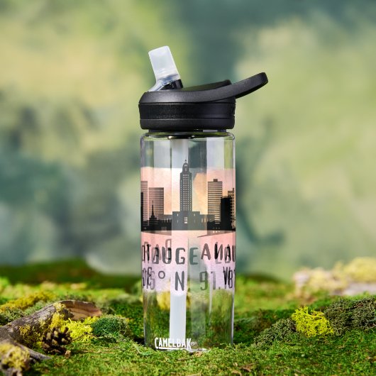 Bouteille D'eau Baton Rouge LA City Skyline (Extérieur)