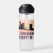 Bouteille D'eau Baton Rouge LA City Skyline (Arrière)