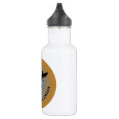 Bouteille D'eau Bats d'Halloween bleu orange (Droite)