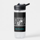 Bouteille D'eau Bavière Fitness & Armoiries bavaroises / drapeau (Gauche)