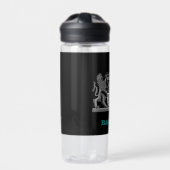Bouteille D'eau Bavière Fitness & Armoiries bavaroises / drapeau (Extérieur)