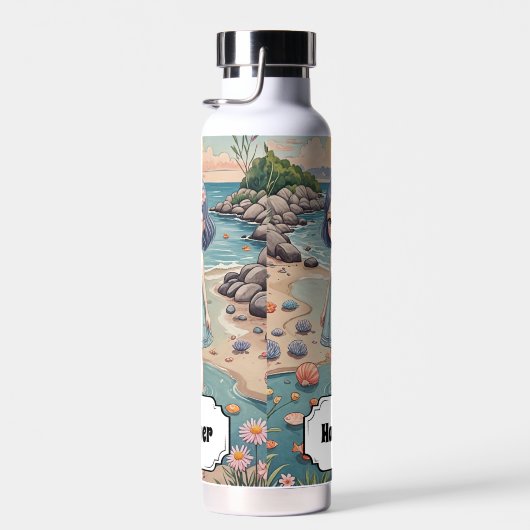 Bouteille D'eau Beachcomber's Bliss Personnalisé (Plage)
