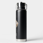 Bouteille D'eau Beagle de refroidissement avec Bubblegum Funny Chi (Arrière)