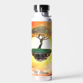 Bouteille D'eau Beau Arbre d'Acacia Africain (Gauche)