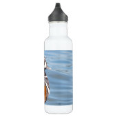 Bouteille D'eau Beau canard arlequin sur le rocher (Droite)