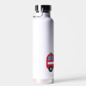 Bouteille D'eau Beau Dino Fire Engine Retour à l'école do-it-yours (Plage)