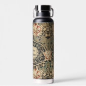 Bouteille D'eau Beau motif Art Nouveau Floral Damask (Arrière)