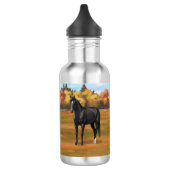 Bouteille D'eau Beau Stallion Cheval du Quartier Noir (Gauche)
