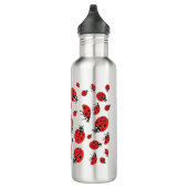 Bouteille D'eau Beaucoup de Ladybugs Lucky Motif (Droite)