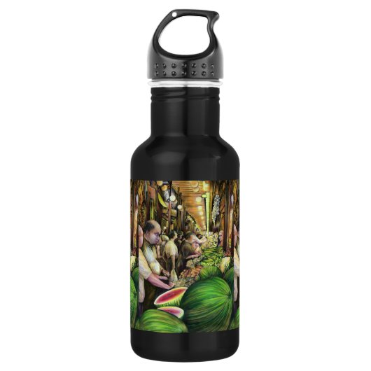 Bouteille D'eau Beaucoup d'hommes, beaucoup de melons, Budapest (Devant)