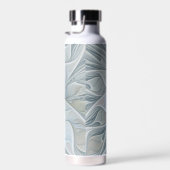 Bouteille D'eau Beauté élégante Moderne Abstraite Fractal Art Flow (Plage)