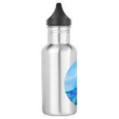 Bouteille D'eau Beauté marine vague (Gauche)