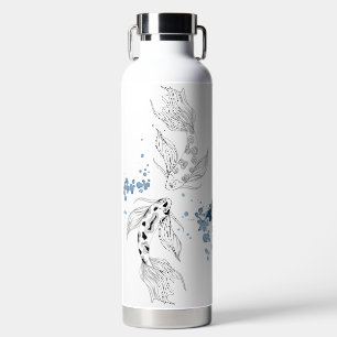 Bouteille D'eau Beautiful Japonais Koi Fish Swimming