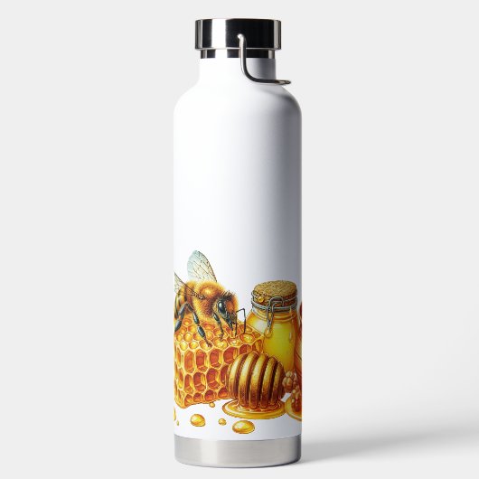 BOUTEILLE D'EAU BEAUX HONEYABES, HONEYCOMBES, JARS DE HONEY (Droite)