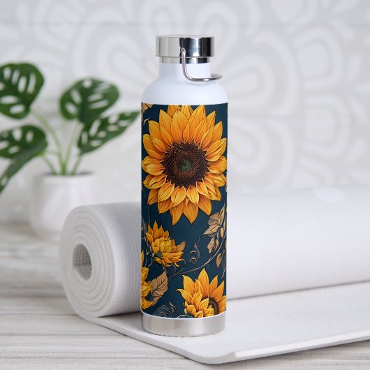 Bouteille D'eau Beaux tournesols (Yoga)
