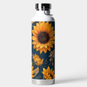 Bouteille D'eau Beaux tournesols (Droite)