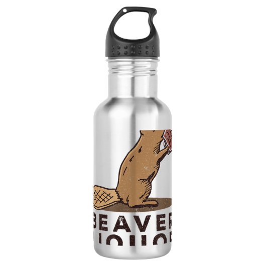 Bouteille D'eau Beaver Liquor Boire (Devant)