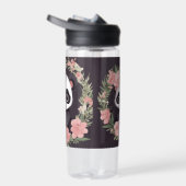 Bouteille D'eau Bébé adorable Panda Ours avec fleurs (Droite)