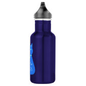 Bouteille D'eau Bébé Bleu mignon chat Personnalisé Maman à être (Droite)
