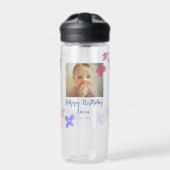 Bouteille D'eau Bébé enfants 1er anniversaire ajouter le nom date  (Extérieur)