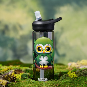 Bouteille D'eau Bébé Hibou Mignon St Patrick Dessin Animé