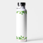 Bouteille D'eau Bébé sauvage mignonne léopard sur blanc (Plage)