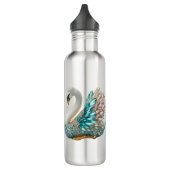 Bouteille D'eau Bedazzled Diamond Swan Gold Crystal Bling (Gauche)