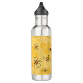 Bouteille D'eau Bee Buzzing Honey Bees mignonne (Droite)
