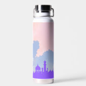 Bouteille D'eau Belle aquarelle Floral Mosque Cadeau islamique (Arrière)