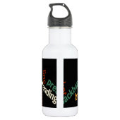 Bouteille D'eau Belle conception d'art tendance extraordinaire per (Dos)