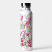 Bouteille D'eau Belle impression florale peinte à la main (Plage)