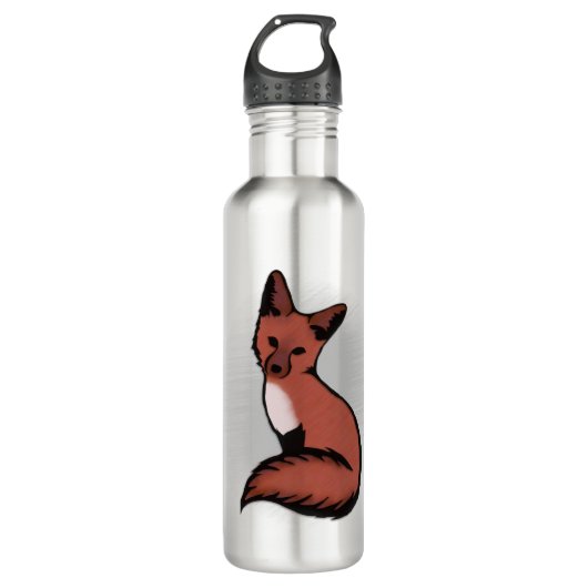 Bouteille D'eau Belle Renard rouge Foxy (Devant)