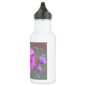Bouteille D'eau Belle Rose Fuchsia en Fleur (Droite)