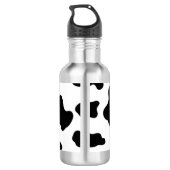 Bouteille D'eau Belle Vache Noire et Blanche (Dos)