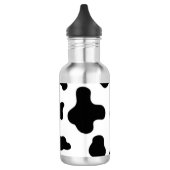 Bouteille D'eau Belle Vache Noire et Blanche (Gauche)
