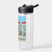 Bouteille D'eau Belles maisons portugaises avec tuiles ou azulejos (Gauche)